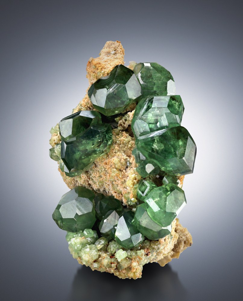 Demantoid with matrix, Antetezambato, Madagascar